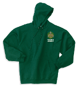 Hanes® Youth Comfortblend® -Hooded Sweatshirt-Deep Forest