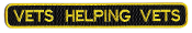 VETS HELPING VETS Bar Patch